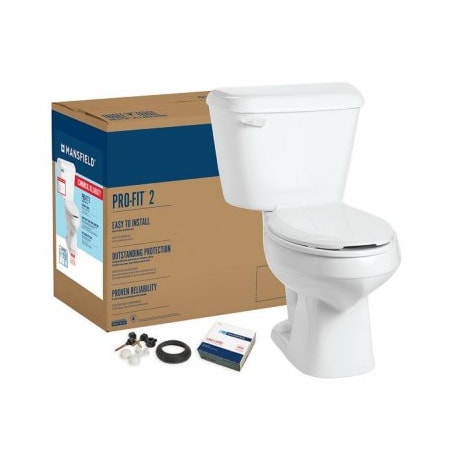 Mansfield Plumbing Products ProFit2 WHT Toilet Kit 4135CTK